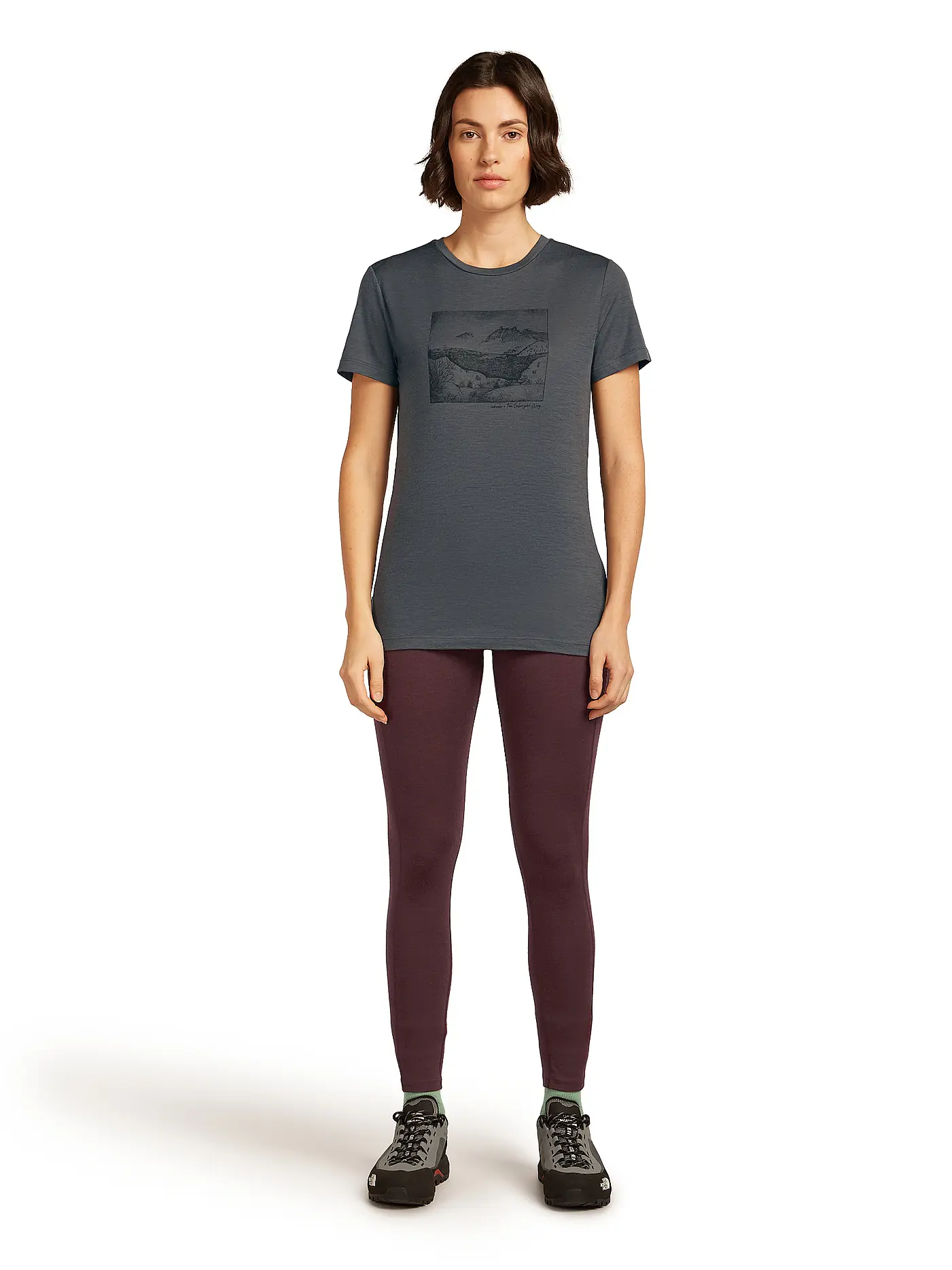 ICEBREAKER | Damen Funktionsshirt Lake View 150 Tech-Lite | 